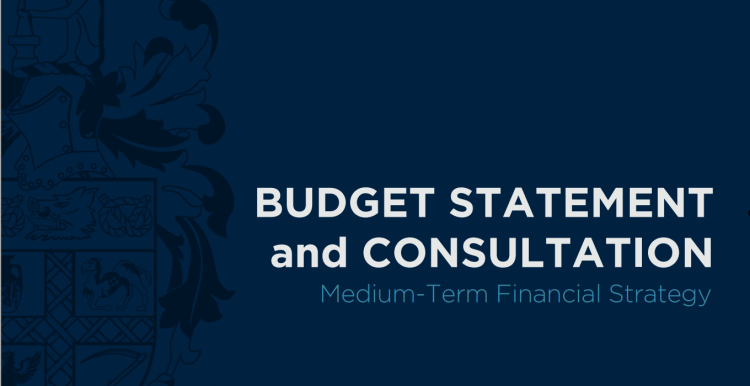 Image of front cover of budget consultation document