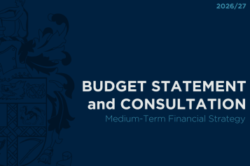 Image of front cover of budget consultation document