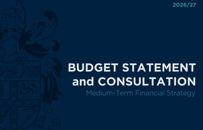 Image of front cover of budget consultation document